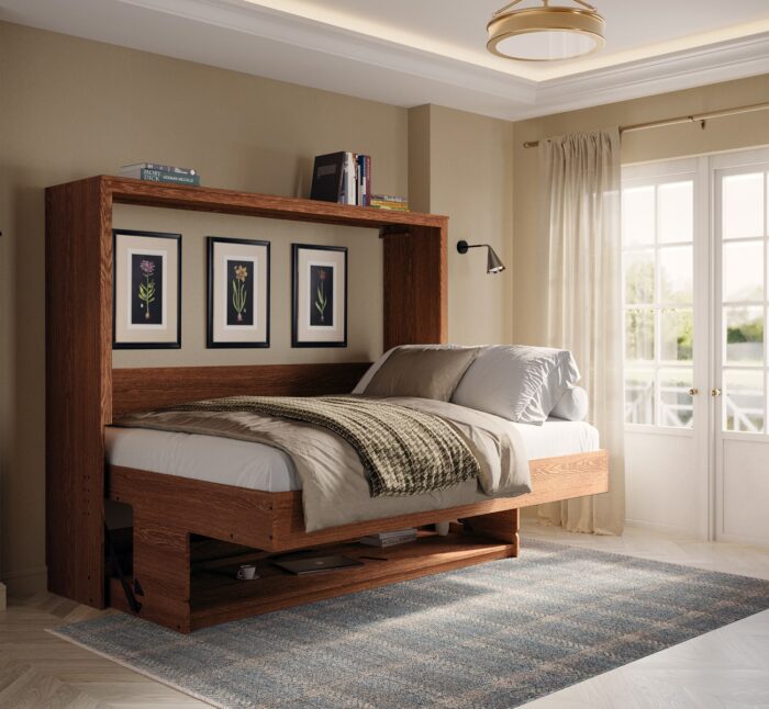 Tahoe Murphy Desk Bed in Oak Wood