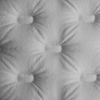 close-up of murphy bed mattress
