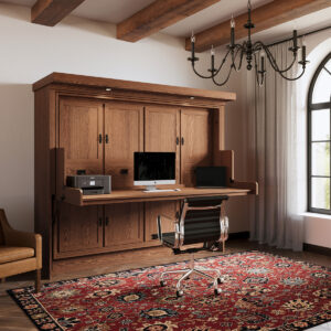 Craftsman style Murphy Desk Bed
