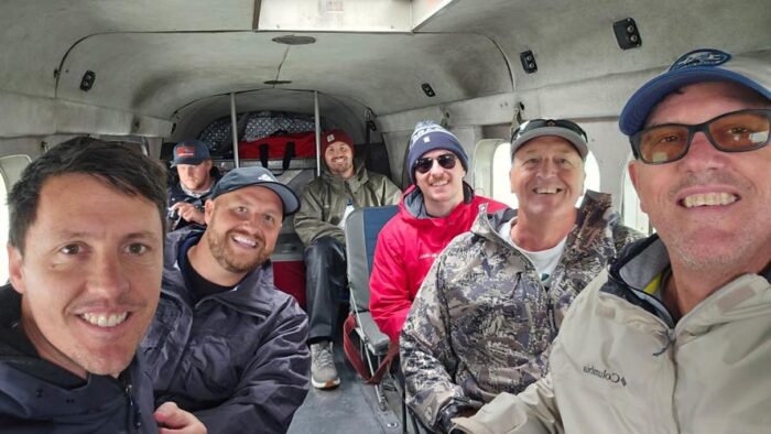 Wilding Family in Plane